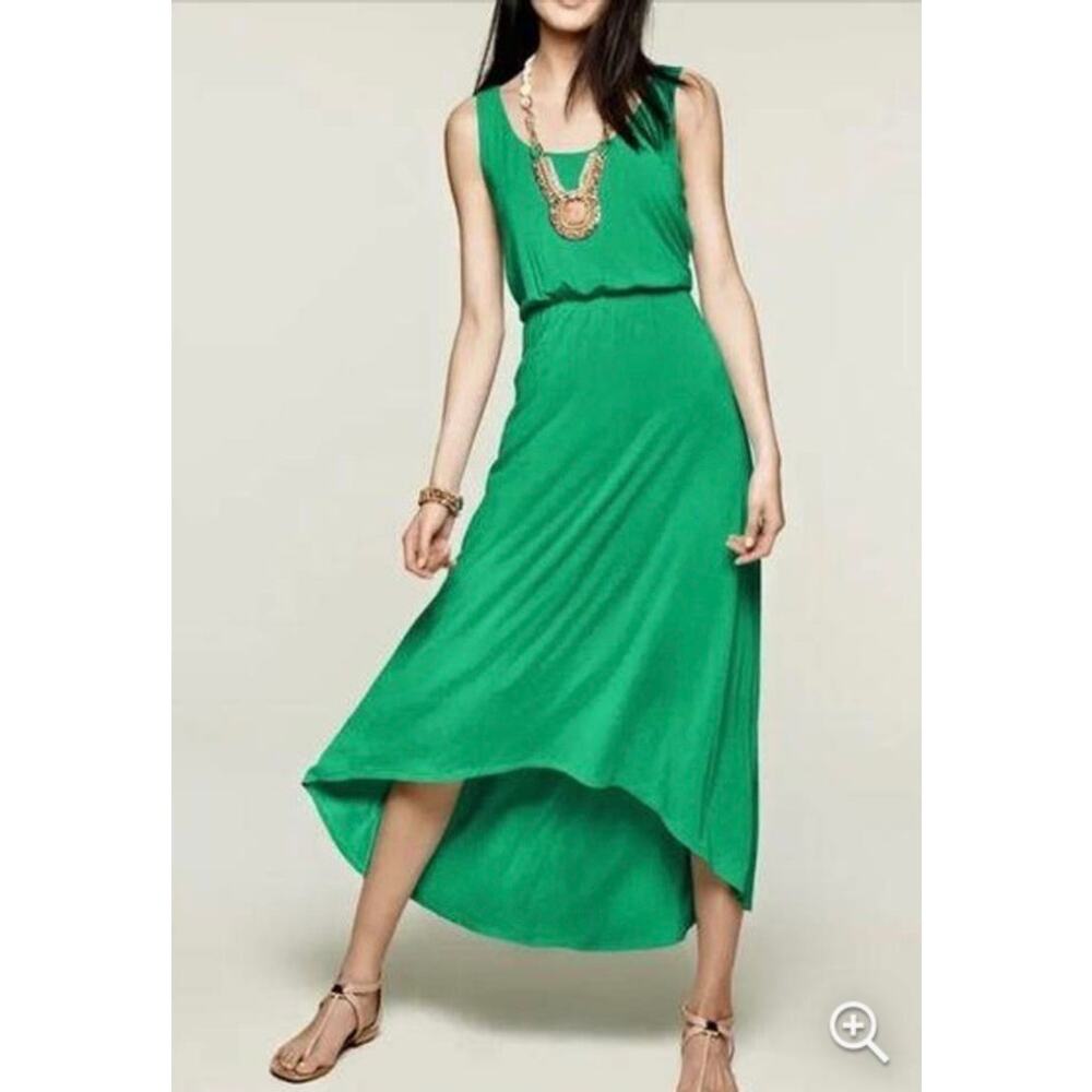 Felicity & Coco NWT High Low Hem Jersey Tank Dress Kelly Green size XL